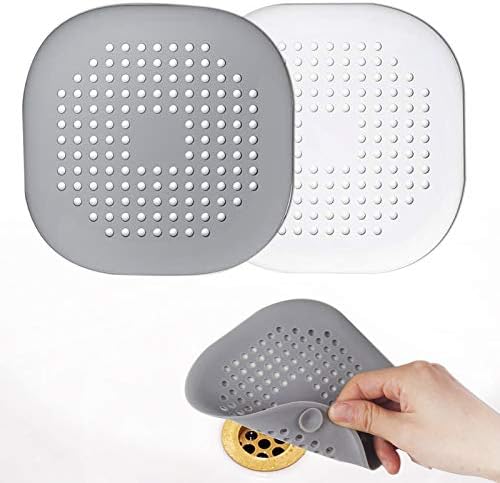 Simply Suction-Cup Hair Catcher for Showers 2-Pack