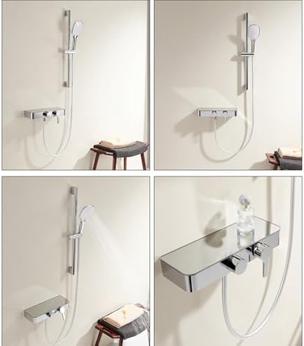 Easy to Install Dual-Function Handheld Shower Faucet for bathrooms