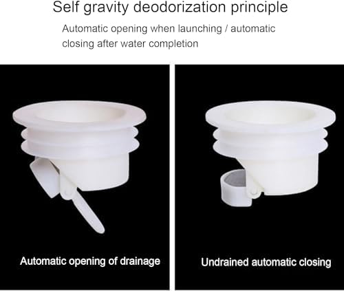 Premium White Odor-Proof Bathroom Drain Stopper