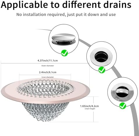 TRAPMATE Drain Hair Catcher - Effortlessly Catch Hair While Bathting