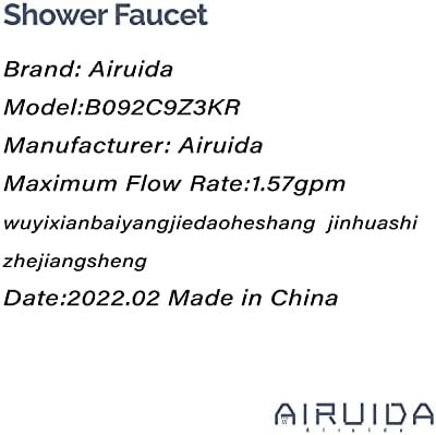 Overhead rainfall shower faucet combo with handheld spray