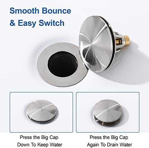 2-in-1 Universal Bath Sink Stopper