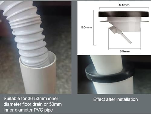 Premium White Odor-Proof Bathroom Drain Stopper
