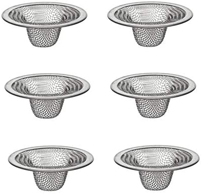 Danco Stainless Steel Bathroom Mesh Strainer 2-14 x 6-Pack