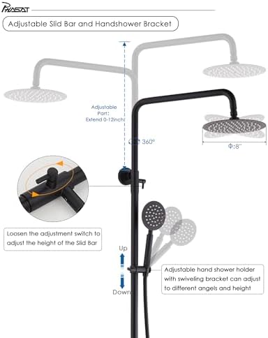 PHASAT Shower Fixtures