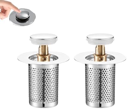 Sturdy Universal Sink Drain Strainer Anti-Clog System