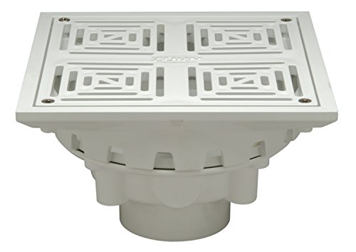 Zurn FD2283 10 Square Top Decorative PVC Floor Drain
