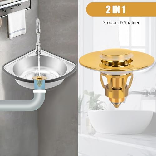 Three Colors 11-15 bathroom sink stopper