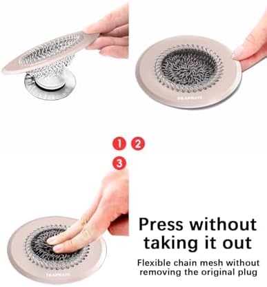TRAPMATE Drain Hair Catcher - Effortlessly Catch Hair While Bathting