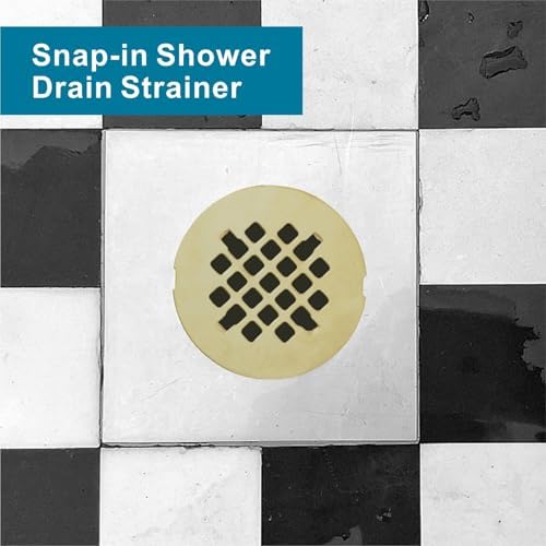 Welsan Gold Brushed Shower Drain Cover