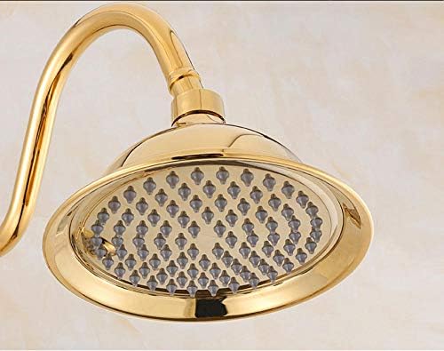 Brass Jade Rainfall Shower Set
