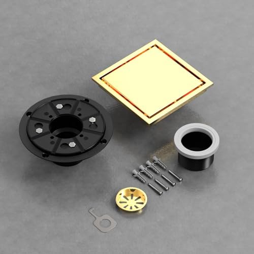 Sturdy 6 Square Shower Drain