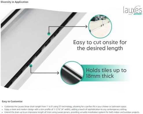 Lauxes Linear Shower Drain
