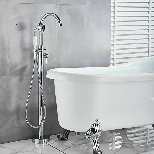 Durable 2-Handle Bathtub Shower Faucet with Rain shower Heads - Brass Construction