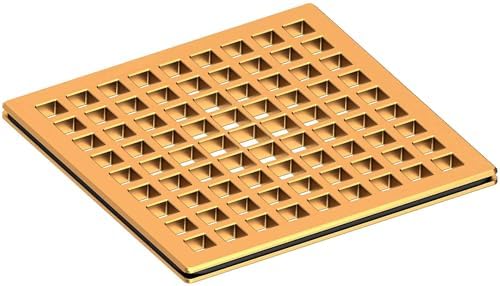 Newport Brass 233-401Sat Gold - 4 Square Shower Drain