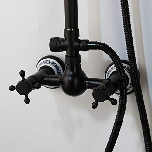 Rainbow Faucet Set w2 Handles Black