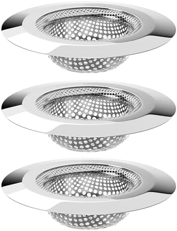MRSIGA Bath matt draincompacteasy cleanefficient hair catchainless steeldrain strainer