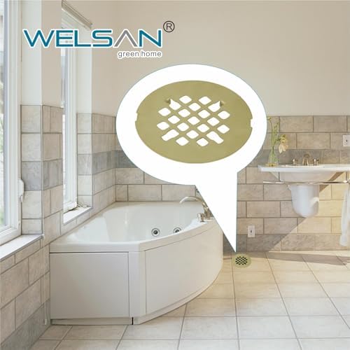 Welsan Gold Brushed Shower Drain Cover