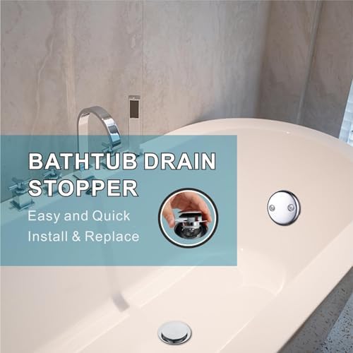 Welsan Chrome Bathtub Drain Stopper Replacement