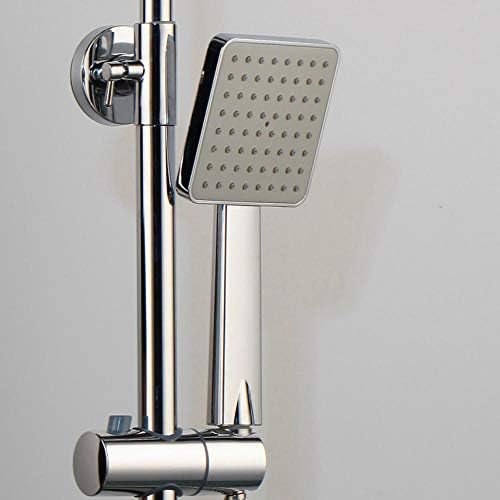 8-inch rainfall shower Faucet Set Brass mixer valve handumped bathroom