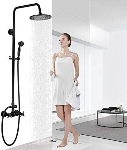Ends With Rainfall Shower Head Set Brass Construction Durable Shower Kit