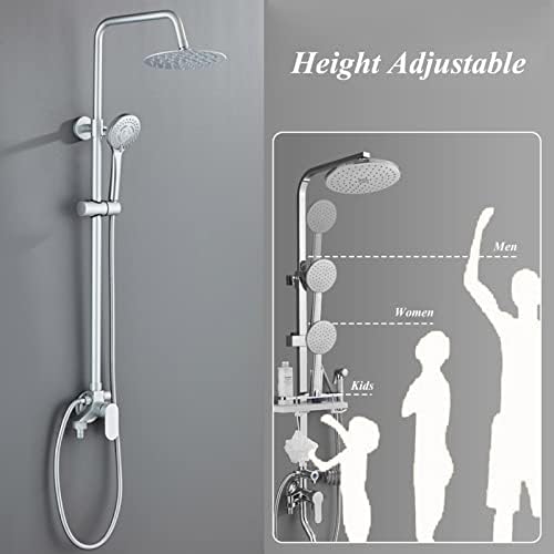 Wall-Mounted 3-Mode 2-in-1 Shower System