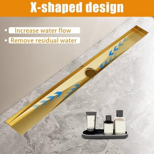 Stainless Steel Linear Shower Drain Kit