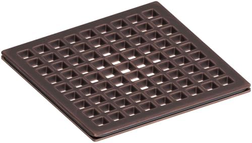 Stylish 4-inch Drain Grid Venetian Bronze