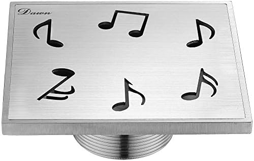 Dawn 5-Inch Square Shower Drain 304 Stainless Steel