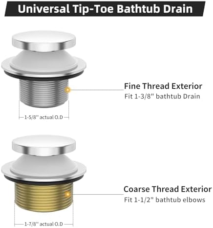 HomesleaUpgrade Your Bathtub Experience with Effortless Drainage