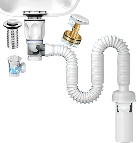 XLRPAT Sink Drain Kit with Ceramic Cap and Copper Basket 1