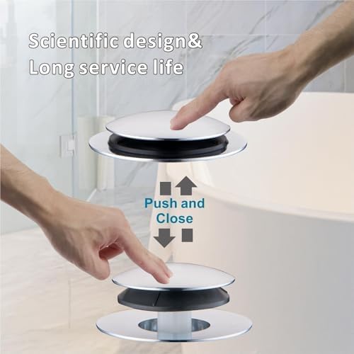Welsan Chrome Bathtub Drain Stopper Replacement