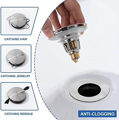 2-in-1 Universal Bath Sink Stopper