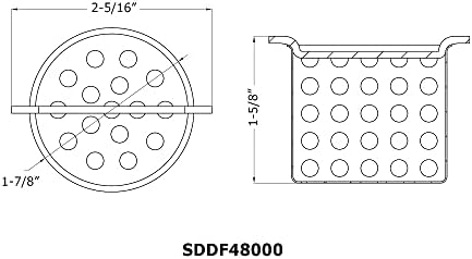 Dawn SDDF48000MAG Matte Gold