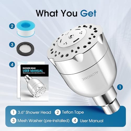 ALOHOME 6 Powerful Spray Shower Head