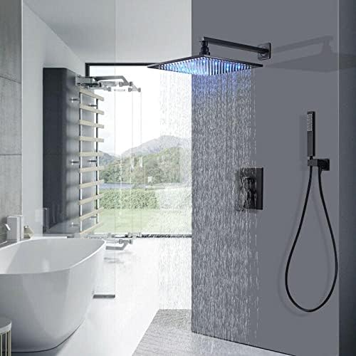 LED Rainfall Sprayer Faucet - Matte Black