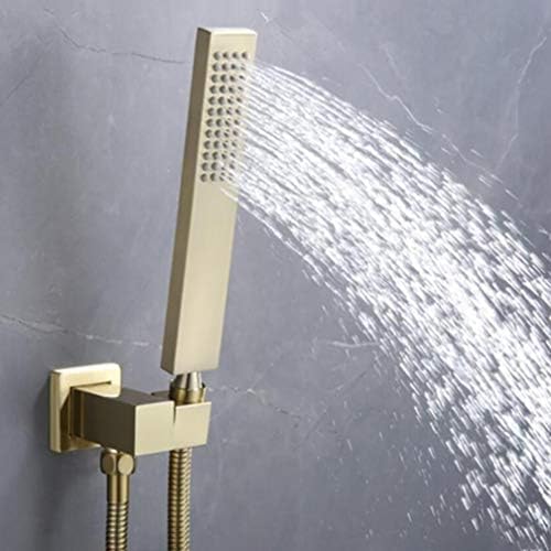 UHYOHF bathtub shower taps in gold with temperature control and durable design