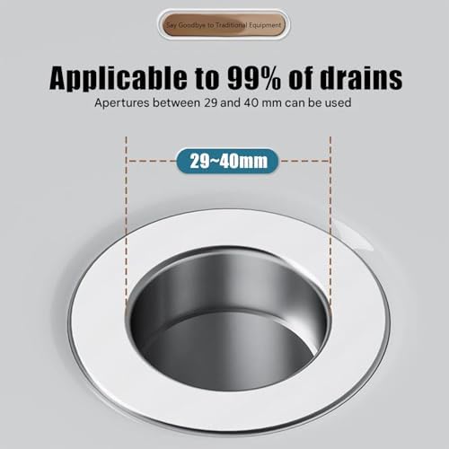 2-Piece Stainless Steel Sink Stopper
