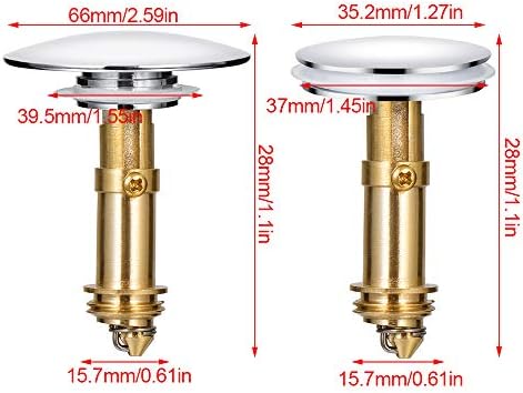 Prestige Copper Brass Vanity Sink Plug