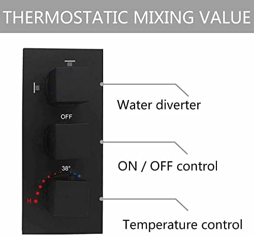 Thermostatic Rainfall Shower Faucet System