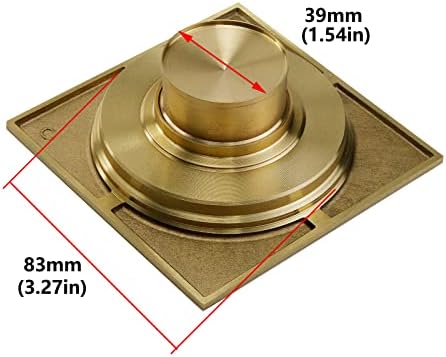Antrader 39-inch Copper Floor Drain