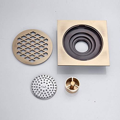 Luxury Copper Floor Drain Anti-Odor Large Rust-Resistant