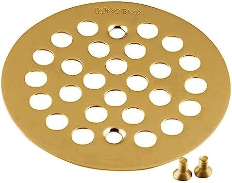 Moen 4-14 Inch Screw-In Shower Strainer Brushed Gold
