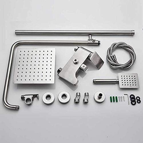 High-Quality Brass Brushed Nickel Shower Faucet Set