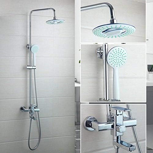 Gougeltd 8-Inch Chrome-Rounded Handheld Shower Head