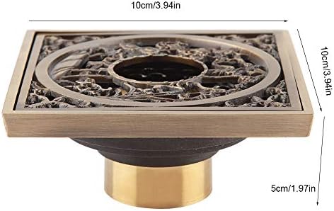 Antique Brass Shower Floor Drain