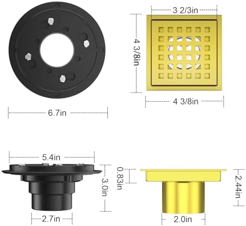 Shower Drain Kit for Home Use