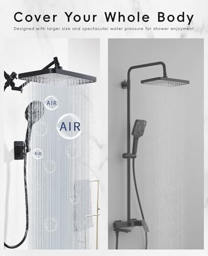 Premium 122 Rain Shower Head Combo