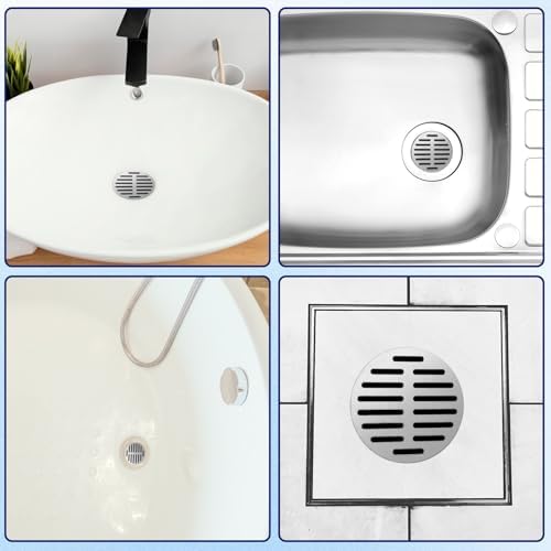 6 Inch Round Stainless Steel Floor Drain Cover Silver
