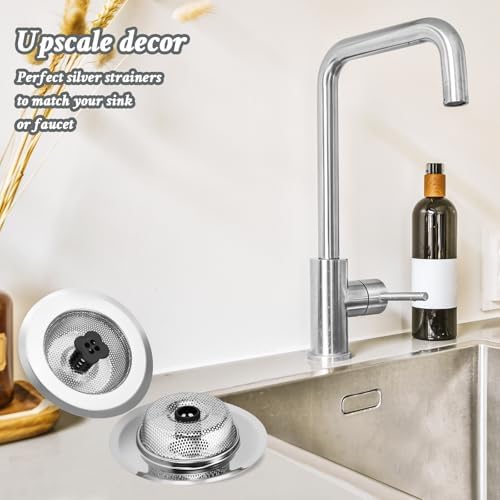 Silver Kitchen Sink Strainer